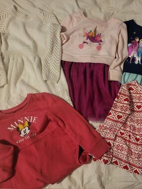 5 Toddler Girls Dresses Size 3T